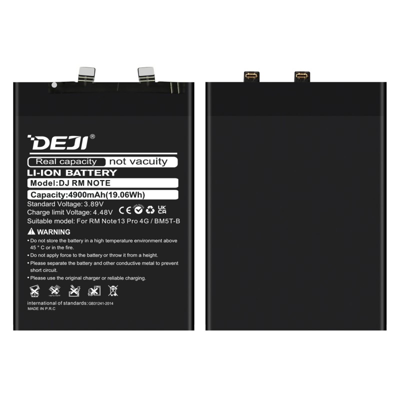 Bulk Purchase for Xiaomi Redmi Note 13 Pro 4G BM5T-B 4900 mAh Deji Battery