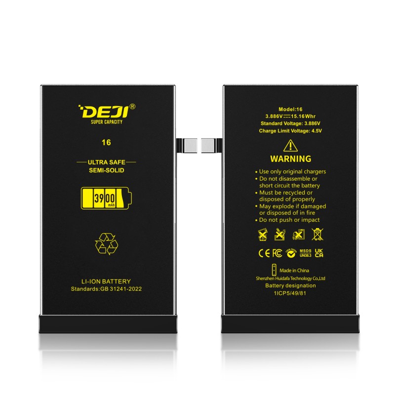 Semi-Solid iPhone 16 Replacement Battery | High Capacity OEM & Wholesale